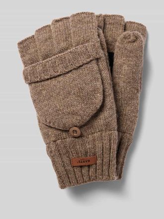 Barts Handschuhe mit Label-Detail Modell HAAKON in Hazel, Gr&ouml;&szlig;e L/XL