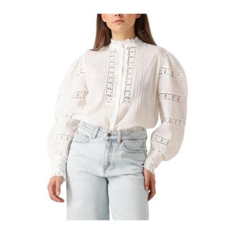 Antik Batik Dames Blouses Lena Blouse - Dames - Blouses & Shirts - Wit - Maat: M