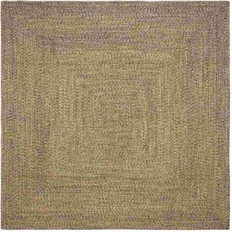 vidaXL Alfombra Natural Y Blanco 300 X 300 Cm Yute