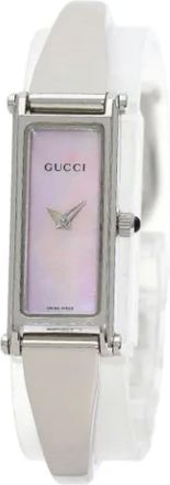 Gucci Pre-owned Watches, female, Pink, Size: ONE SIZE Pre-owned Stainless Steel watches