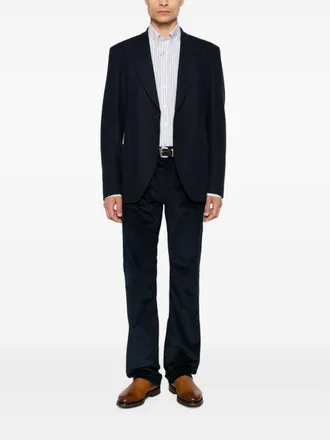 Etro Cotton Corduroy Trousers - navy