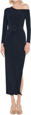 Norma Kamali Scoop Neckline Maxi Jurk - Dames - Casual kleedjes - Zwart - S - Polyester - Kleedjes
