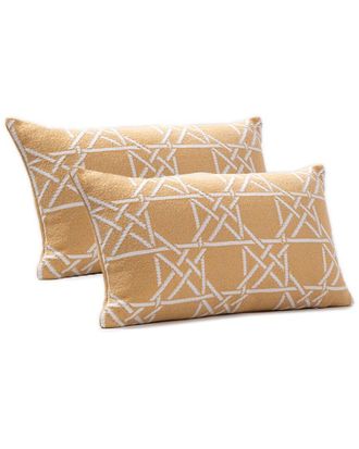 Brooks Brothers Lattice Work Decorative Pillow