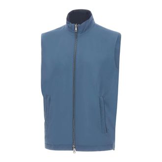 Paul & Shark Paul & Shark, Vests, male, Blue, Size: 2XL Two in one Sleeveless Jacket