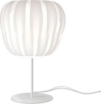 Linea Zero Linea Zero - Lampada Da Tavolo Moderna Con Base 1 Luce Queen In Polilux Bianco Made In Italy