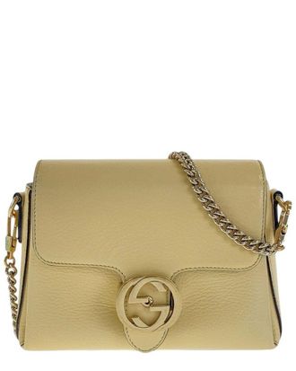 Gucci Leather Interlocking Shoulder Bag (Authentic Pre-Loved)