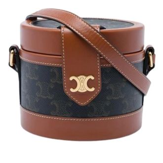 Celine Pre-owned Vintage Crossbody Bag - Dames - Pre-owned - Bruin - Maat: ONE Size Leer