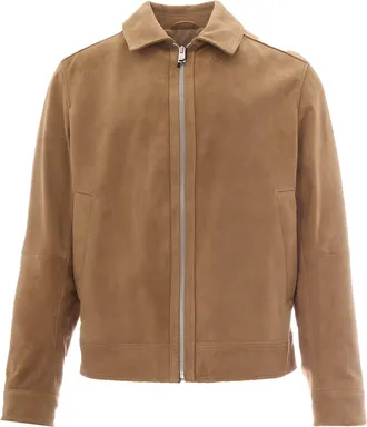 BOSS Soft Suede Leather Jacket