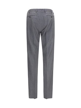 Germano Virgin Wool Trousers - Gray