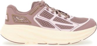Hoka One One Pink Logo Sneakers