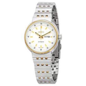 Mido All Dial Automatic White Dial Ladies Watch M733091112
