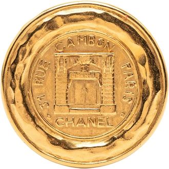 Chanel Pre-owned Jewellery, female, Yellow, Size: ONE SIZE Pre-owned Decorative Accent