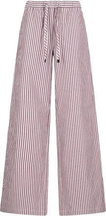The Attico Lange broek - Dames - Wijde Broeken - Veelkleurig - 2XS - Katoen - Broeken
