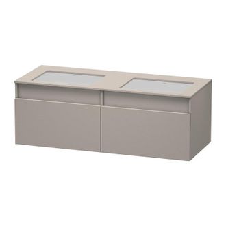 Duravit Duravit Durastyle Mueble De Pared 6886, 2 Cajones, Lavabo A La Derecha Y A La Izquierda, Para Lavabos Empotrados Desde Abajo, 1400mm, Color (frente/cu