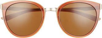 Smith Somerset 53mm Polarized Cat Eye Sunglasses in Amber/Polarized Brown at Nordstrom