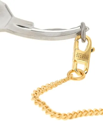 Maison Margiela Key-Shaped Two-Tone Pendant Necklace - Gold