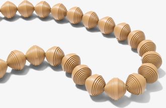 Michael Kors Leather Beads Necklace