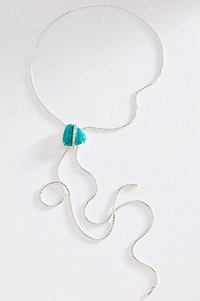 Ettika Turquoise Solstice Bolo Necklace