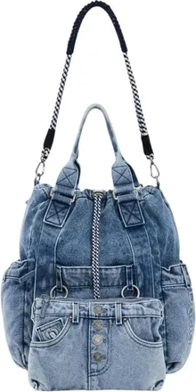 Desigual Mujer, Bolsos, Azul, Talla: ONE Size