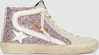 Golden Goose Baskets Slide Lilac Ice Sand