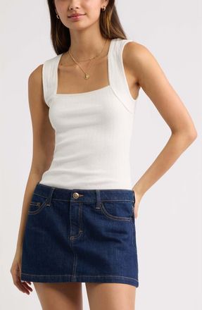 BP. Pointelle Tank in Ivory at Nordstrom, Size Xx-Small