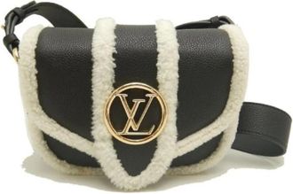 Louis Vuitton Pre-owned Vintage Shoulder Bag - Dames - Vintage Schoudertas - Zwart - ONE Size - Wol - Vintage