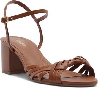 Arezzo Nina Ankle Strap Sandal in Soul Natural at Nordstrom, Size 5.5