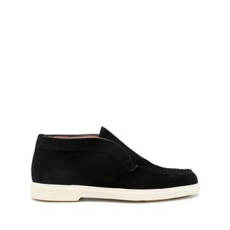 Santoni Su&egrave;de Loafers - Dames - Schoenen - Zwart - Maat: 37 EU Su&egrave;de