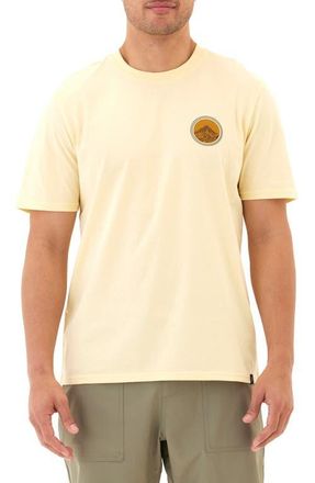 Threads 4 Thought Mountain Sunset Graphic T-Shirt in Lemon Drop at Nordstrom, Size Medium
