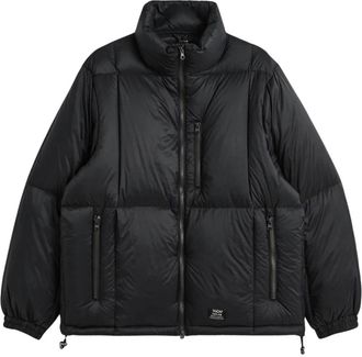 TAION Taion - Work W-Zip Volume Down Jacket - Heren - Jassen - Zwart - Maat: L Zijde