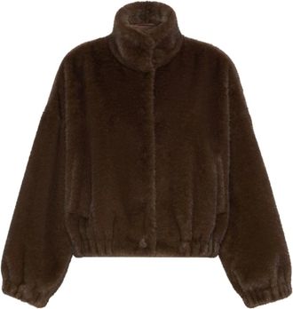 Max Mara Chaqueta corta Wkdanemone - Jackets - Mujer - Marr&oacute;n - 2XS