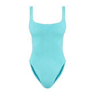 Hunza G Dames, Badkleding, Blauw, Maat: ONE Size