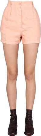 Aspesi Linen Bermuda Shorts - Beige