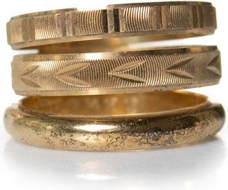 Maison Margiela gold toned ring