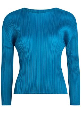 Pleats Please Issey Miyake Pleated top - Blue - 5