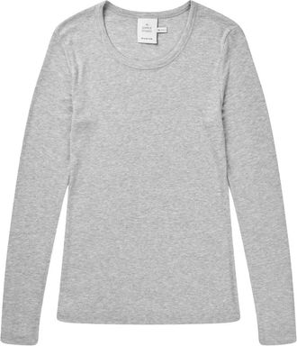 Munthe Leuke Top T-shirt - Dames - Longsleeves - Grijs - 2XS - Tops