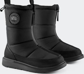 Canada Goose Botte doudoune à revers Cypress pour femmes (Femmes, Black, US 10)