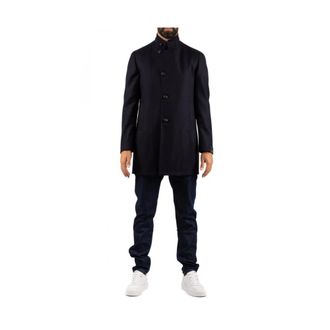 Tagliatore Gordon Coat - - Coats - Uomo - Blu - XL