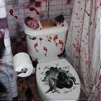 OEM Juego De 2 Pegatinas De Pared 3d De Halloween, Calcoman&iacute;as De Pared Terror&iacute;ficas Para Hacer T&uacute; Mismo, Decoraci&oacute;n Espeluznante Para El Hogar, Ba&ntilde;o, Cri