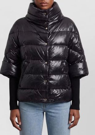 Herno down puffer cape-style coat