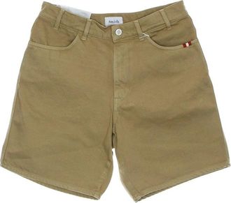 Amish Heren Bermuda Jeans Beige Straight Fit - Heren - Denim shorts - Beige - W30 - Katoen - Korte Broeken