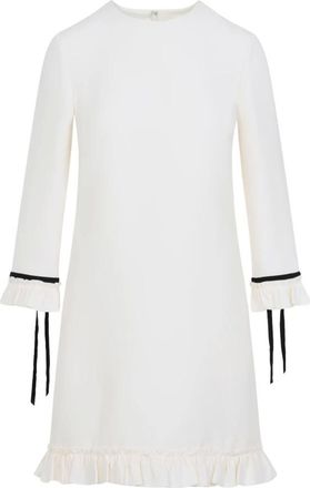 Valentino Kleedjes, Dames, Wit, S, Elegante Zwarte Avondjurk