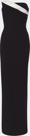 Roland Mouret Draped bustier gown