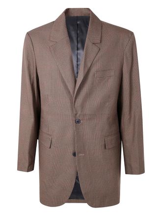 Les Deux checked wool blazer - men - Wool - 52 - Brown