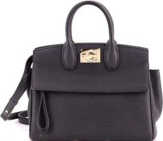 Ferragamo Studio Satchel Leather Small