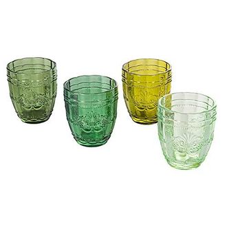 Verres à Pied Cala Dorada Villa D'Este - Lot De 6, Verre Effet Glace, Capacité 428 Ml