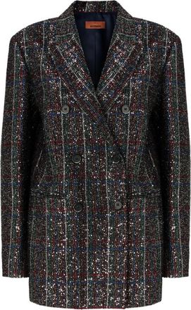 Missoni Double-Breasted Blazer With Sequins