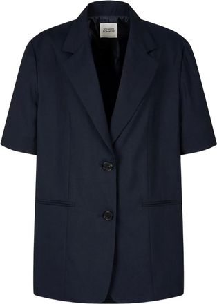 TOMBOY Getailleerde blazer met korte mouwen - Zwart