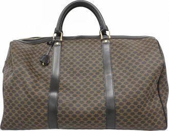 Celine Black Pvc Boston Bag (Pre-Owned)