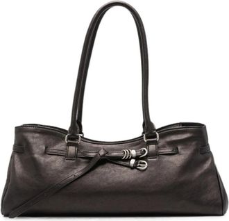 Marge Sherwood Schoudertas - Dames - Schoudertassen - Zwart - ONE Size - Leer - Tassen